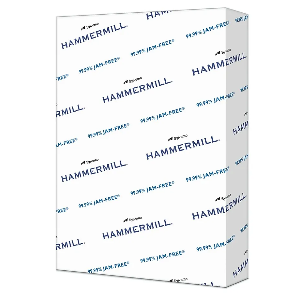 Hammermill Copy Plus 8.27" x 11.69" Copy Paper, 20 lbs., 92 Brightness, 500 Sheets/Ream (105500)