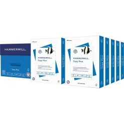 Hammermill Copy Plus 8.27" x 11.69" Paper, 20 lbs., 92 Brightness, 5000 Sheets/Carton (105500CT)
