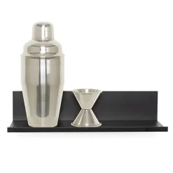 Hangman No-Stud Floating Shelf, 12-In., Black Powder Coat (L-12-B)