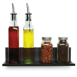 Hangman No-Stud Floating Shelf, 12-In., Black Powder Coat (L-12-B)