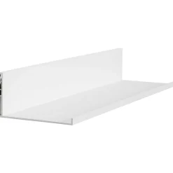 Hangman No-Stud Single Aluminum Floating Shelf, 18-In., White Powder Coat (HANL18W)