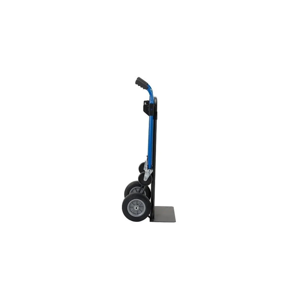 Harper 4-in-1 Quick Change Steel Convertible Hand Truck, 800 lbs., Black/Blue (DTC8635P)