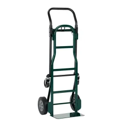 Harper 4-in-1 Quick Change Steel Convertible Hand Truck, 700 lbs., Green (JDCSA8543)