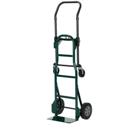 Harper 4-in-1 Quick Change Steel Convertible Hand Truck, 700 lbs., Green (JDCSA8543)
