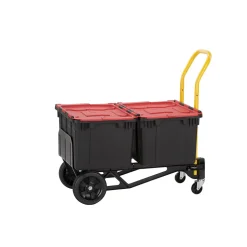 Harper Lightweight Glass Filled Nylon Plastic Convertible Hand Truck and Dolly, 400 lb. Capacity (PJDY2223A)