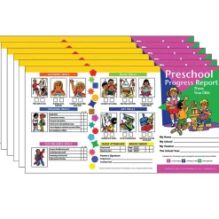 Hayes Publishing Preschool Progress Report, Three Year Olds, 10 Per Pack, 6 Packs (H-PRC1-6)