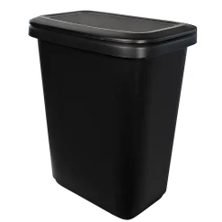 Hefty Dual Function XL Trash Can, 20.4 Gallons, Black, 2/Pack (HFTCOM2280075-2)