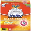 Hefty Ultra Strong 13 Gallon Scented Kitchen Trash Bag, 23.75" x 24.88", Low Density, 0.9 mil, Citrus Twist, White, 80 Bags/Box