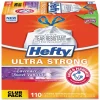 Hefty Ultra Strong 13 Gallon Kitchen Trash Bag, 23.75" x 24.88", Low Density, Lavender & Sweet Vanilla, 110 Bags/Box