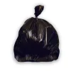 Heritage 40-45 Gallon Industrial Trash Bag, 40" x 46", Low Density, 4 Mil, Black (H8046GK)