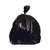 Heritage 12-16 Gallon Industrial Trash Bag, 24" x 32", Low Density, 0.7 Mil, Black, 500 Bags/Box (H4832HK)