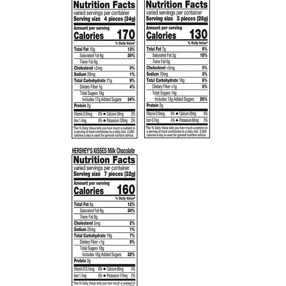 HERSHEY'S and REESE'S Assorted Chocolate Valentine's Candy Bag, 21.7 oz (HEC94591)