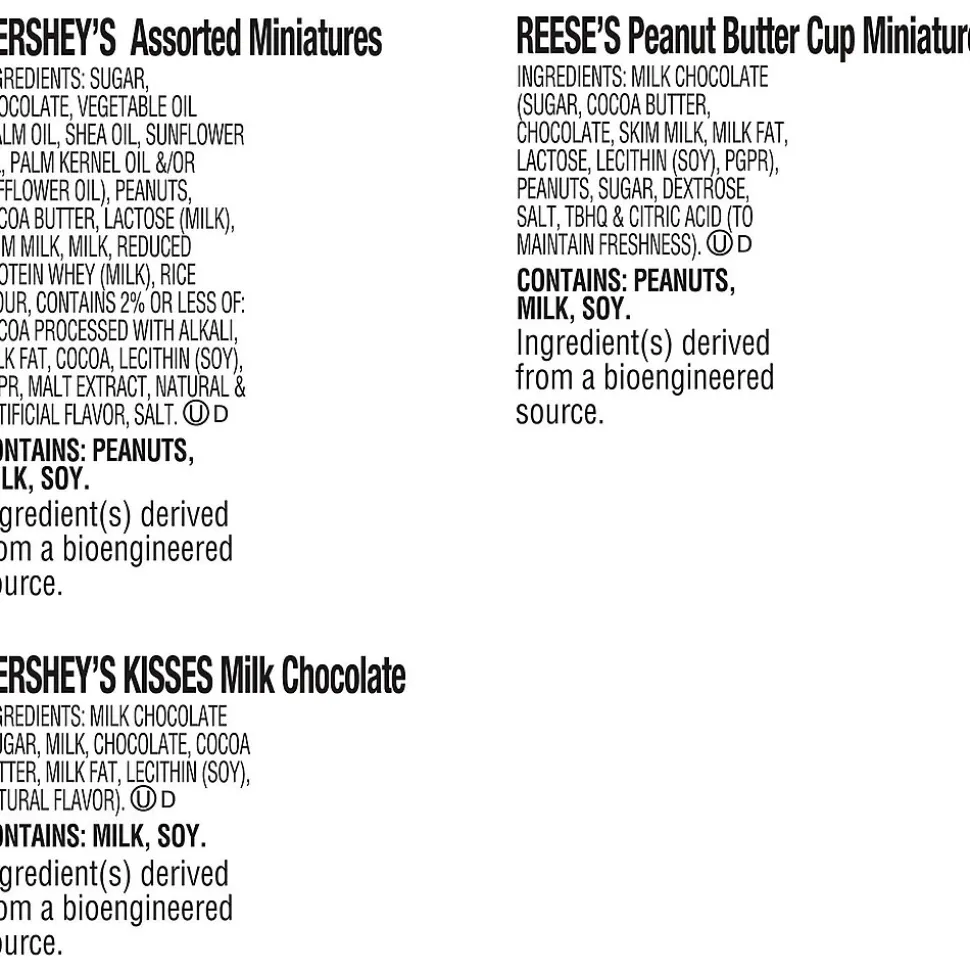 HERSHEY'S and REESE'S Assorted Chocolate Valentine's Candy Bag, 21.7 oz (HEC94591)