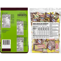 Hershey's Assortment Milk Chocolate/Mar's Chocolate Favorites, 2/Bundle (600-04054)