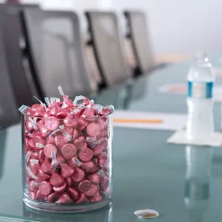 HERSHEY'S KISSES Pink Foil Milk Chocolate Pieces, 66.7 oz. (HEC33434)