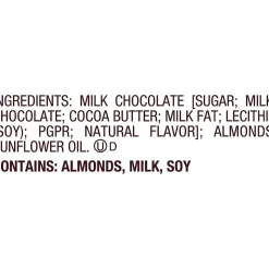 HERSHEY'S Milk Chocolate with Whole Almonds Candy Bars, 2.6 oz., 18/Box (HEC22100)