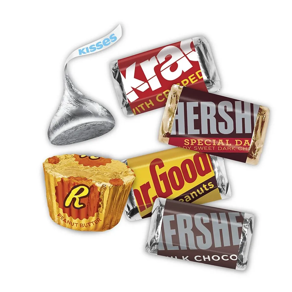 Hershey's Miniatures Assorted Chocolate, Candy Party Pack, 35 oz. (HEC99982)