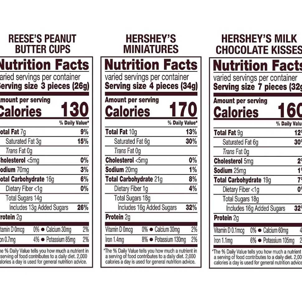 Hershey's Miniatures Assorted Chocolate, Candy Party Pack, 35 oz. (HEC99982)