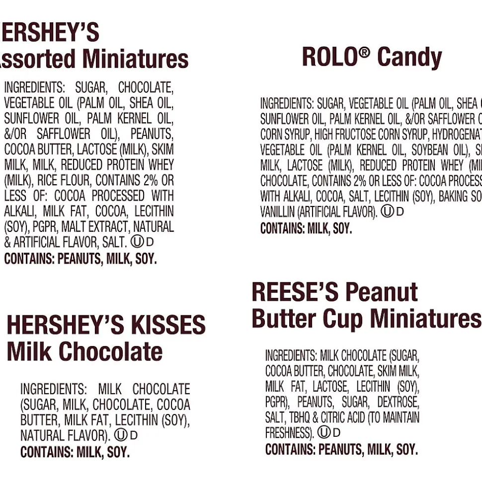 Hershey's, Reese's and Rolo Assorted Chocolate Candy Bag, 38.3 oz. (HEC45402)