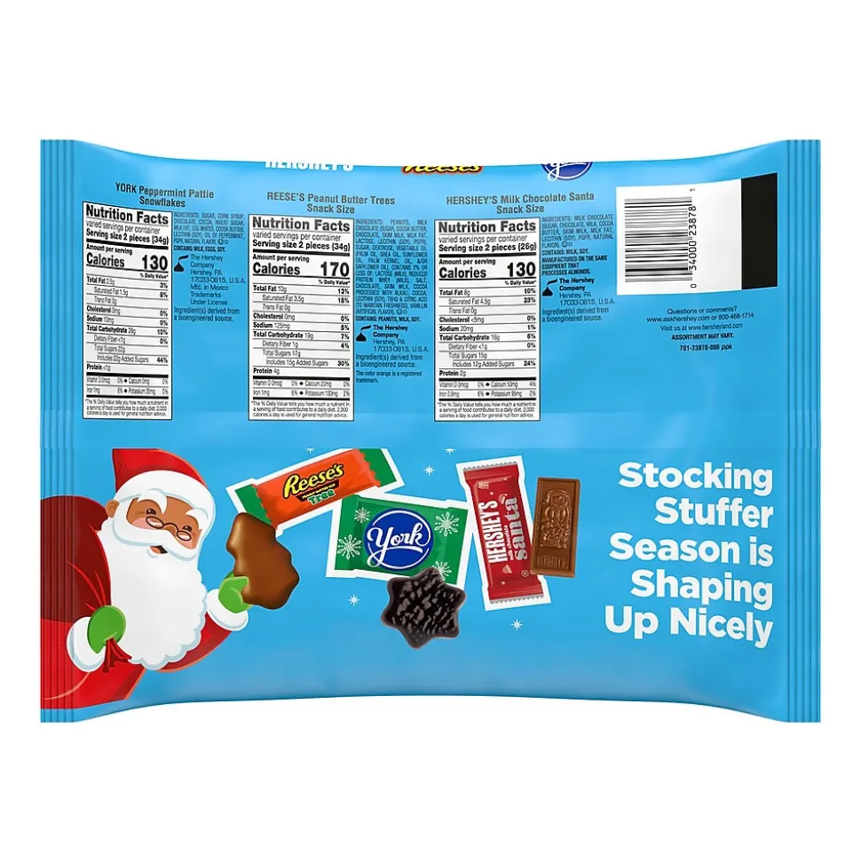 Hershey's, Reese's and York Assorted Chocolate Candy Bag, 18.9 oz. (HEC23878)