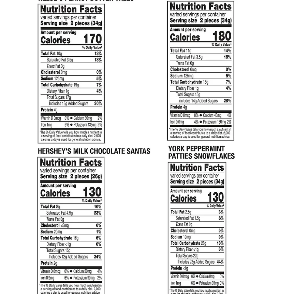 Hershey's, Reese's and York Assorted Chocolate Candy Bag, 18.9 oz. (HEC23878)