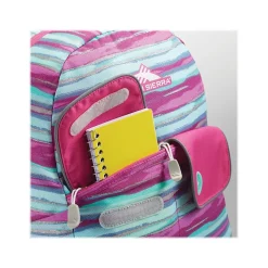 High Sierra Chiqui Backpack, Watercolor Stripes, Pink/Blue (130364-9660)