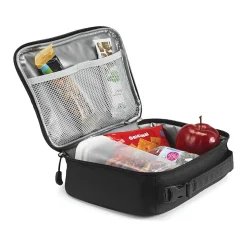 High Sierra Scribble Camo Lunch Bag, Black/Gray (747159317)