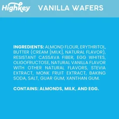 HighKey Gluten Free Vanilla Wafer Cookies, 2 oz., 6 Packs/Box, 6/Pack (600-00272)