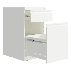 Hirsh 2-Drawer Mobile Vertical File Cabinet, Letter Size, Lockable, 27.75