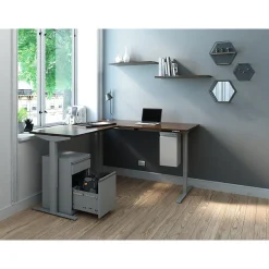 Hirsh 2-Drawer Mobile Vertical File Cabinet, Letter Size, Lockable, 27.75