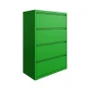 Hirsh HL10000 Series 4-Drawer Lateral File Cabinet, Locking, Letter/Legal, Screaming Green, 36" (24256)