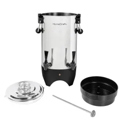 HomeCraft 45-Cup Coffee Urn, Stainless Steel (CUDS45SS)