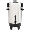 HomeCraft HCCU30SS 30-Cups Coffee Urn, Silver/Black