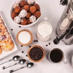 HomeCraft HCCU30SS 30-Cups Coffee Urn, Silver/Black