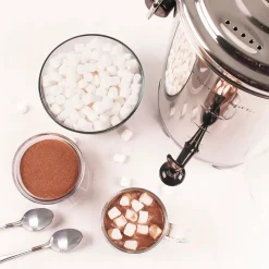 HomeCraft HCCU30SS 30-Cups Coffee Urn, Silver/Black