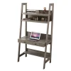 Homenations 36" Ladder PC Desk, Washed Gray (SH-OF-2620)