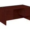HON 10500 60" Double Pedestal Desk, Mahogany (H10573NN)
