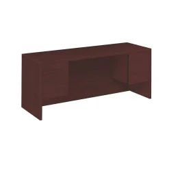 HON 10500 Series Credenza with Kneespace, 2 Box/2 File Drawers, 72"W, Mahogany Finish