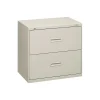 HON 400 Series 2-Drawer Lateral File Cabinet, Letter/Legal, Light Gray, 30"W (BSX432LQ)