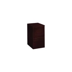 HON 10500 Series 2-Drawer Mobile Vertical File Cabinet, Letter/Legal Size, Lockable, Mahogany (HON105104NN)