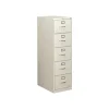 HON 310 Series 5-Drawer Vertical File Cabinet, Legal Size, Lockable, 60"H x 18.25"W x 26.5"D, Light Gray (H315CPQ)