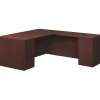 HON 10500 Series L-Station, Left, Mahogany Finish (HONH105LL7236N)