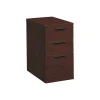 HON 10500 Series Mobile Vertical File Cabinet, Letter/Legal Size, Lockable, 28"H x 15.75"W x 22.75"D, Mahogany (HON105102NN)