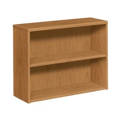 HON 10500 Series 2-Shelf Bookcase, 29 5/8"H x 36"W x 13 1/8"D, Harvest (H105532CC)