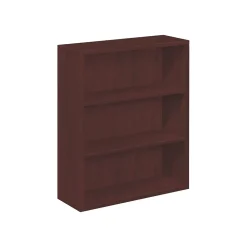 HON 10500 Series 3-Shelf Bookcase, 43 3/8"H x 36"W x 13 1/8"D, Mahogany (HON105533NN)