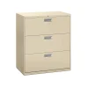 HON Brigade 600 Series 3 File Drawers Lateral File Cabinet, Putty/Beige, Letter/Legal, 36"W (HON683LL)