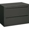 HON Brigade® 700 Series Lateral File, 2-Drawer, Charcoal (792LS)