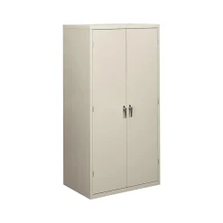 HON Brigade 72" Steel Storage Cabinet with 5 Shelves, Light Gray (HONSC2472Q)