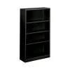 HON Brigade 4-Shelf 59"H Bookcase, Black Steel (HS60ABCP)