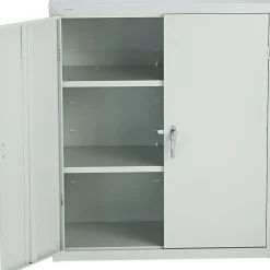 HON® Brigade® Steel Storage Cabinet, Assembled, 42Hx36Wx18D", Light Gray